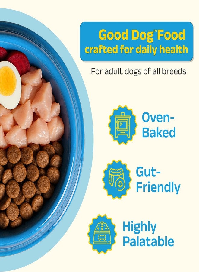 Good Dog Adult Dry Dog Food | Oven Baked | Real Chicken & Eggs | 1 Kg | High-Protein | High Palatability | Nutritionally Formulated with Vitamins & Minerals | Indian Herbs | Suitable for All Breeds - Image 3